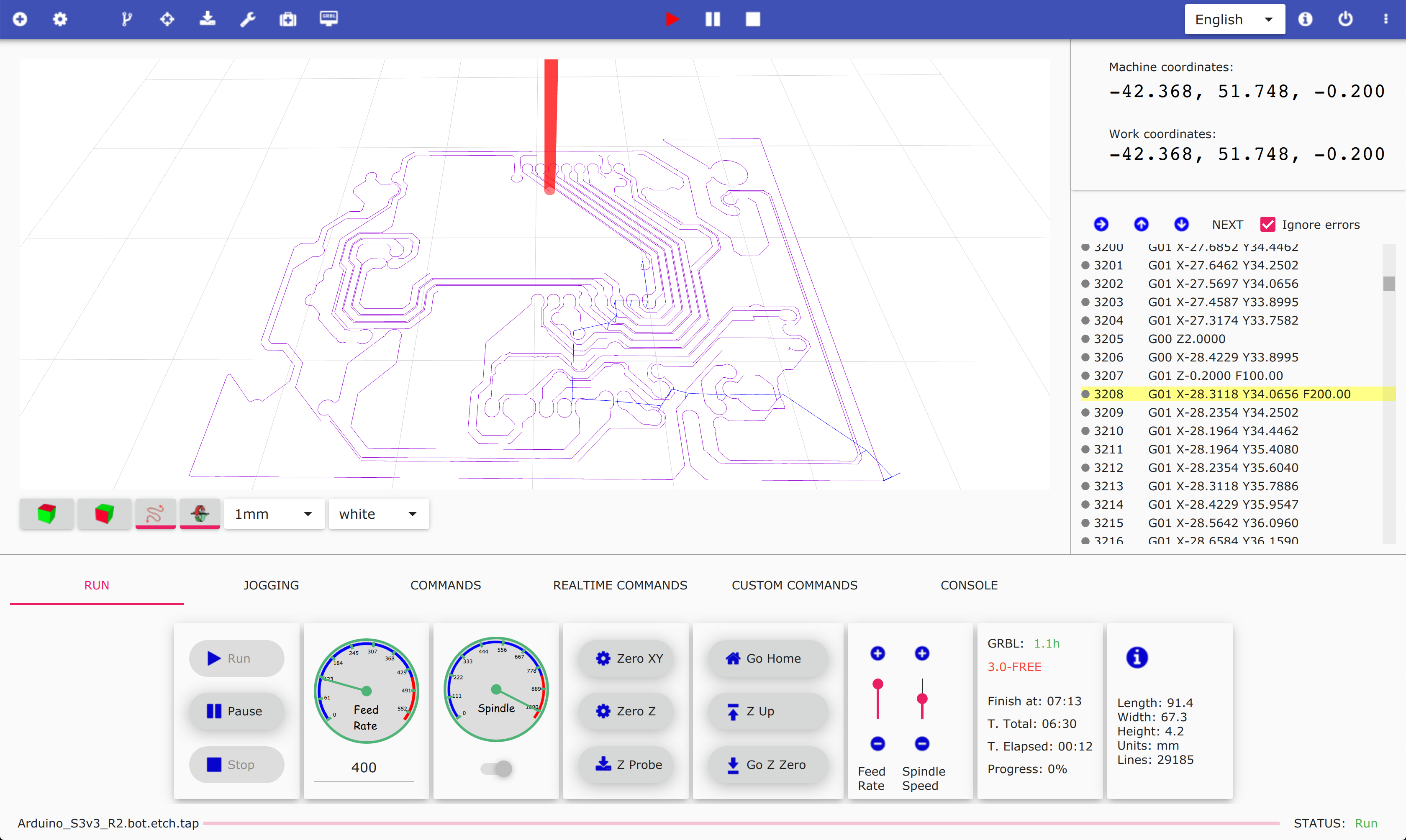 Tracing Grbl RealTime